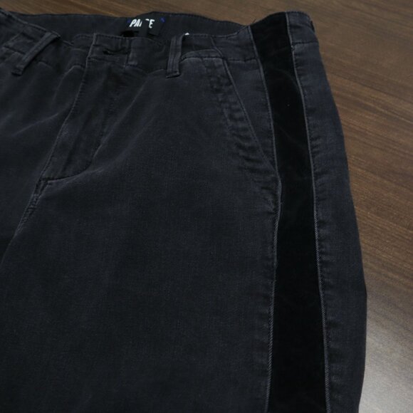 Paige Mayslie Jogger Pants Womens 28 Black Weekender Moto Racing Elevated Basic - Picture 13 of 16